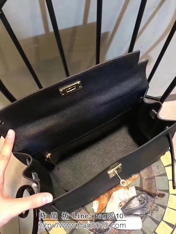 愛馬仕Hermes 牛皮手掌紋凱莉包 時尚手提包 0AM1608